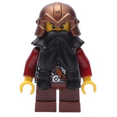 Dwarf, Black Beard, Copper Helmet (fig-009899)