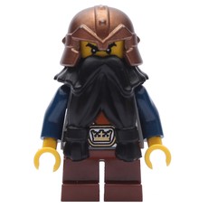 Dwarf, Black Beard, Copper Helmet (fig-009917)