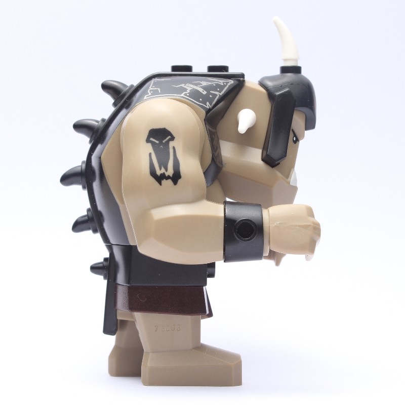 LEGO Set fig009918 Troll, Dark Tan with Tattoos (Big Fig) Rebrickable Build with LEGO