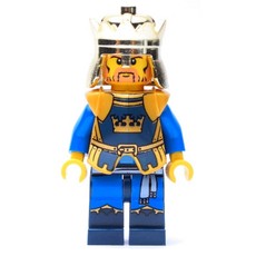 King Brutus, Dark Blue, Gold Armor and Crown (fig-009920)