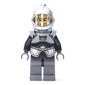 Knight, Black, Armor, Helmet with Grille, Cheek Lines