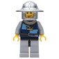 Knight, Dark Blue, Wide Brim Helmet, Cheek Lines