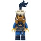 King, Dark Blue, Gold Armor and Crown with Dark Blue Plume