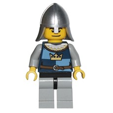 Knight, Dark Blue, Helmet, Happy / Scared (fig-009947)