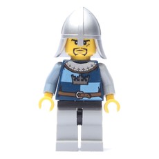 Knight, Dark Blue, Helmet, Goatee Beard (fig-009951)
