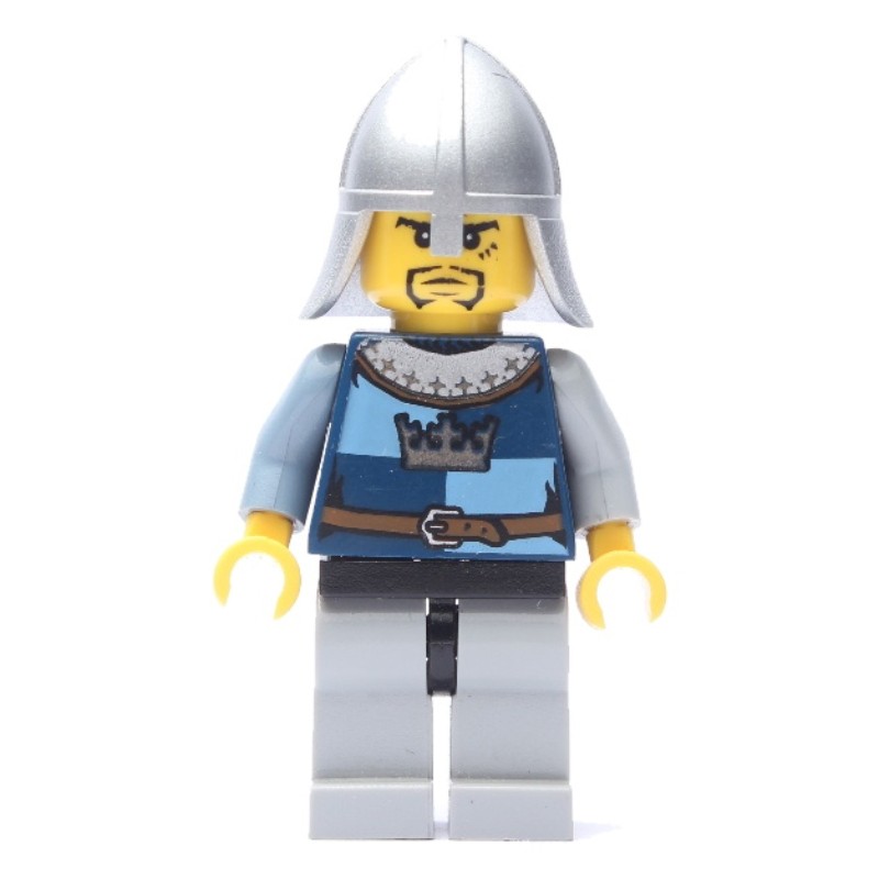 LEGO Set fig009951 Knight, Dark Blue, Helmet, Goatee Beard (2008