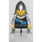 Knight, Dark Blue, Helmet, Cheek Lines