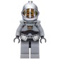 Knight, Gray, Armor, Helmet with Grille, Goatee Beard
