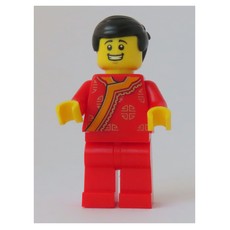 Man, Red Robe, Black Hair (fig-009978)