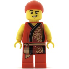 Man, Red Robe with Gold Sash Belt, Red Bandanna (fig-009983)