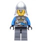 Knight, Blue, Printed Breastplate, Helmet