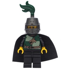 Dragon Knight, Dark Green, Helmet with Dark Green Plume, Cape (fig-010077)