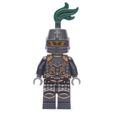 Dragon Knight, Dark Green, Pearl Dark Gray Helmet with Dark Green Plume (fig-010083)