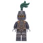 Dragon Knight, Dark Green, Pearl Dark Gray Helmet with Dark Green Plume