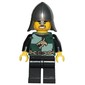 Dragon Knight, Dark Green, Pearl Titanium Helmet, Angry