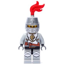 Lion Knight, Helmet with Red Plume (fig-010085)