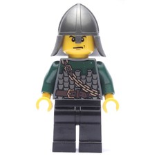 Dragon Knight, Dark Green, Helmet, Stern (Pearl Dark Gray) (fig-010090)