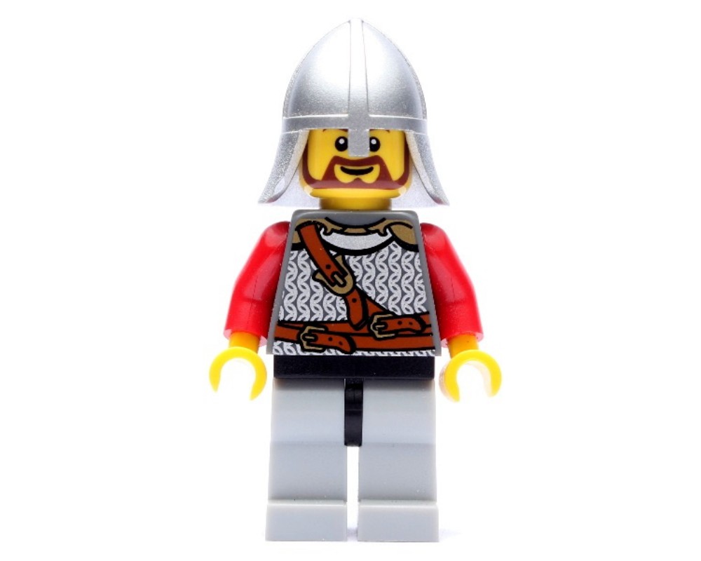 LEGO Set fig-010091 Lion Knight, Helmet, Beard | Rebrickable - Build ...