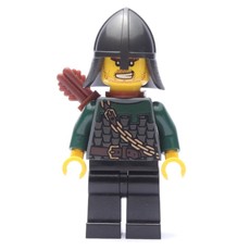 Dragon Knight, Archer, Dark Green, Helmet, Quiver (Pearl Dark Gray) (fig-010095)