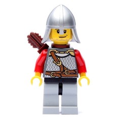 Lion Knight, Archer, Helmet, Quiver, Stubble (fig-010099)