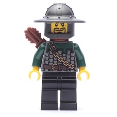 Dragon Knight, Archer, Dark Green, Wide Brim Helmet, Quiver, Goatee Beard (fig-010100)