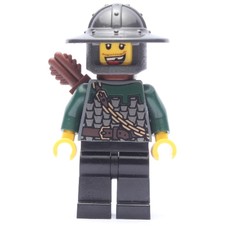 Dragon Knight, Archer, Dark Green, Wide Brim Helmet, Missing Tooth (fig-010104)