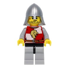 Lion Knight, Helmet, Stubble and Scar (fig-010105)