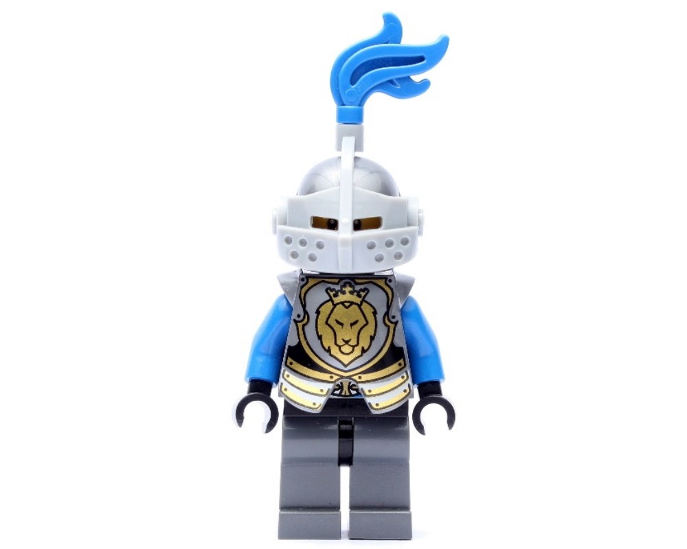 LEGO Set fig010112 Knight, Blue, Armor, Helmet with Visor and Blue