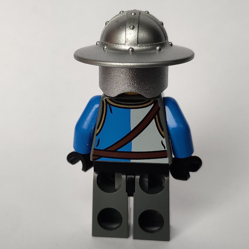 LEGO Set fig-010115 Knight, Blue, Wide Brim Helmet