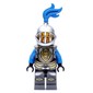 Knight, Blue, Armor, Helmet with Grille and Blue Plume