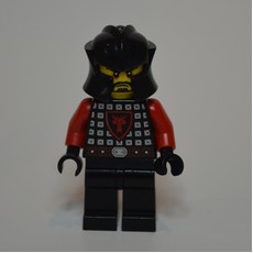 Dragon Knight, Red, Helmet, Black Beard (fig-010117)