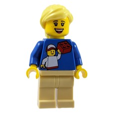 Blue Torso, Tan Legs, Bright Light Yellow Hair (fig-010139)