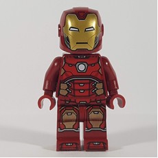 Iron Man Mark 43 Armor, Visor Printed on Helmet, Plain Trans-Clear Head (fig-010276)