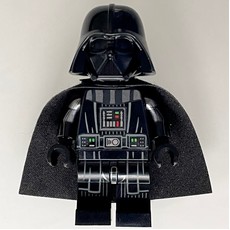 Darth Vader, White Skin, 50231 Cape, Robe Hem and Stripes on Legs, Printed Arms (fig-010304)