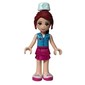 Mia - Medium Azure Shirt, Magenta Skirt, Veterinarian, Nurse Hat