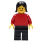 Red Torso, Black Legs, Black Hair