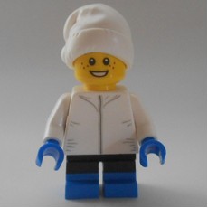Kid - White Torso, Blue Legs, White Hat (fig-010401)