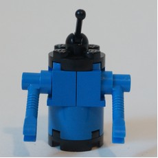 Classic Space Droid - Blue, Round Base (fig-010406)