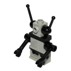 Classic Space Droid - Black and Grey, Hinge Base (fig-010408)