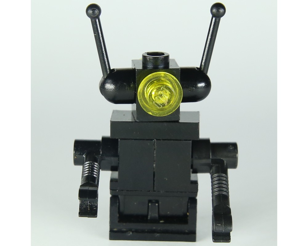 LEGO Set fig-010411 Classic Space Droid - Black, Hinge Base Trans ...