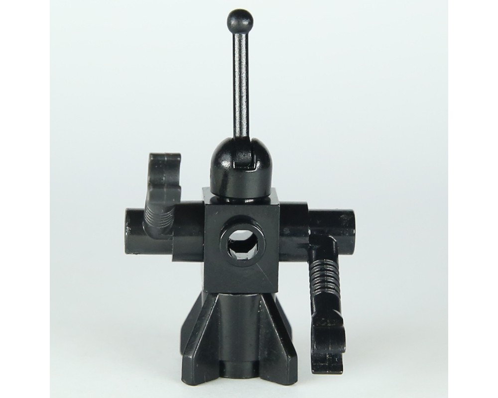 LEGO Set fig-010413 Classic Space Droid - Black, Rocket Base ...