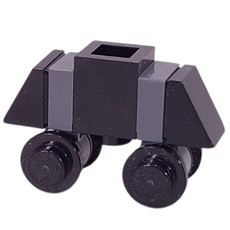 Mouse Droid (MSE-6-series Repair Droid) - Dark Bluish Gray, Solid Stud (fig-010442)