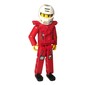 Technic Figure Red Legs, Red Top with Technic Logo and Black Hair - White Helmet