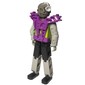 Technic Figure Cyborg, Black Legs, Purple Armour, Mechanical Arms, Dark Gray Head, Cyborg Eyepiece - Purple Vest