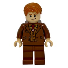 Fred Weasley in Reddish Brown Suit, Dark Red Tie (fig-010512)