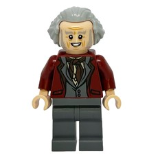 Garrick Ollivander, Dark Red Jacket, Hair Swept Back (fig-010517)