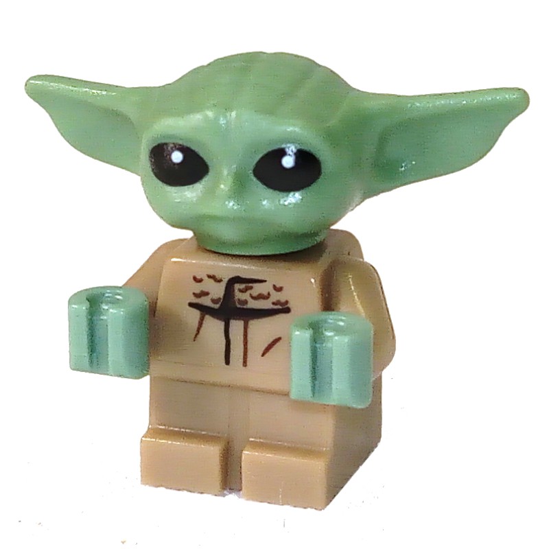 LEGO Set fig 010525 Grogu The Child Baby Yoda Rebrickable Build with LEGO