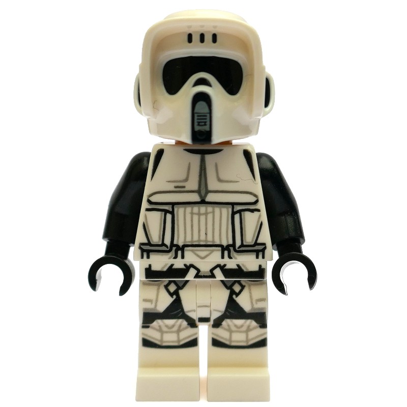 LEGO Set fig-010527 Scout Trooper, Dual Molded White and Black