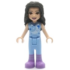 Emma - Bright Light Blue Pajamas (fig-010543)