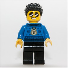 Duke Detain - Blue Christmas Sweater (fig-010548)